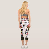 Sie Fly Juicy Lips Capri Pants Leggings (Rückseite)