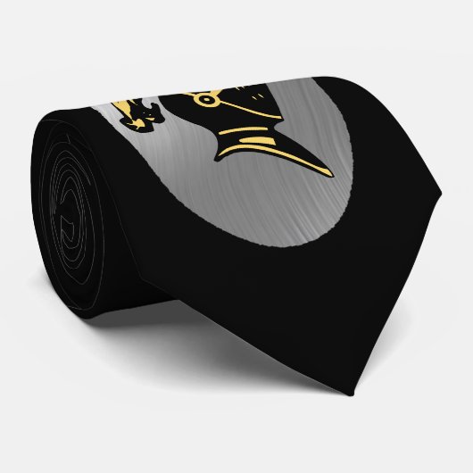 SIE FÜGEN FOTO ODER TEXT-KRAWATTE HINZU.-SCHWARZ-K KRAWATTE (Gerollt)