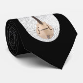 SIE FÜGEN FOTO ODER TEXT-KRAWATTE-MANDOLIN HINZU KRAWATTE (Gerollt)