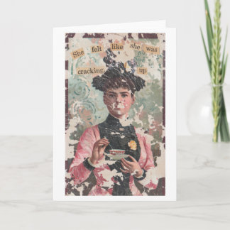 SIE FÜHLTE SICH, ALS HÄTTE SIE DEN Spaß Gree Karte