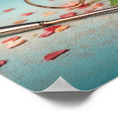 Sie füllen mein Herz mit Song - Retro Romantik Poster (Ecke)