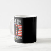 Sie für Ihre Dienste Patriotic - Veterans Day for Kaffeetasse (Vorderseite Links)