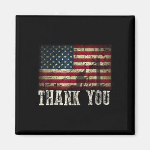 Sie für Ihre Dienste Patriotic - Veterans Day for Magnet