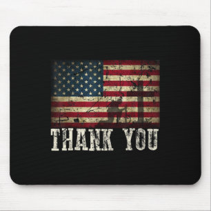 Sie für Ihre Dienste Patriotic - Veterans Day for Mousepad