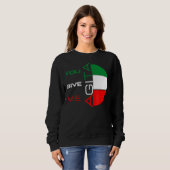 Sie geben mir Agita Spaß Zitat Italienisch 10 Sweatshirt (Vorne ganz)