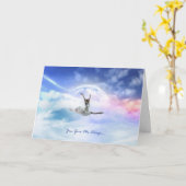 Sie geben mir Flügel Karte (Gelbe Blume)