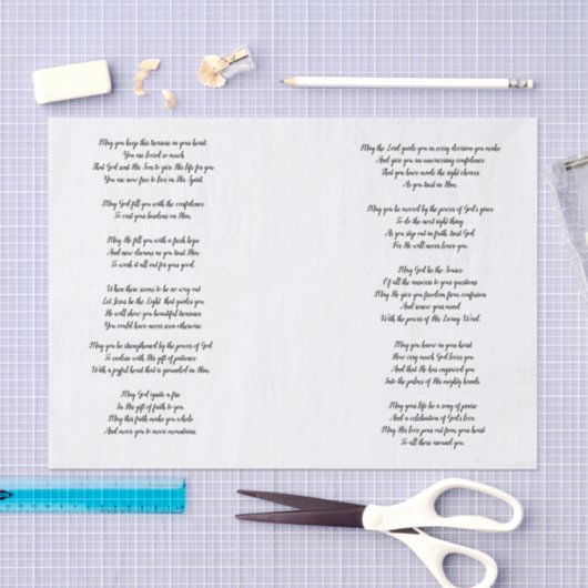 Sie Gebete #2 Decoupage Seidenpapier (Handwerk)