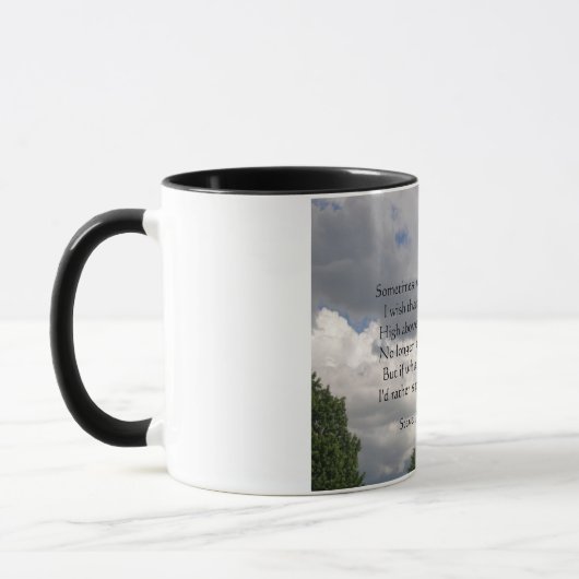 Sie Gedicht, Wecker-Tasse Tasse (Links)