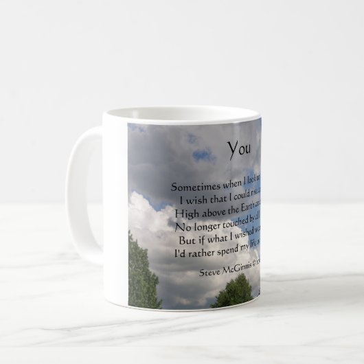 Sie Gedicht, Wecker-Tasse Tasse (Vorderseite Links)