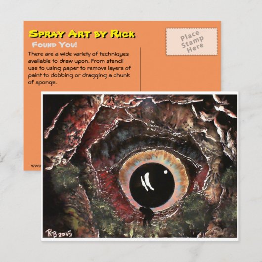 Sie gefunden! postkarte (Vorne/Hinten)