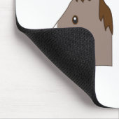 Sie gegen mich Esel gegen das Einhorn lustig Mousepad (Ecke)