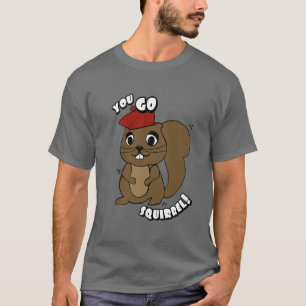 Sie gehen das T-Shirt der Eichhörnchen-Männer
