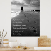 SIE GEHEN JEDEN TAG NEBEN UNS. . . POSTER (Küche)