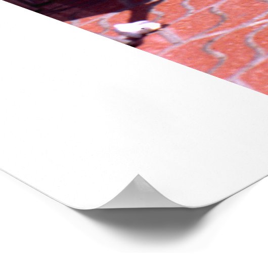 Sie gehen Mädchen, Barcelona, Spanien Poster (Ecke)