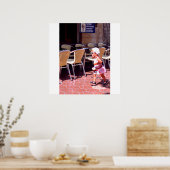 Sie gehen Mädchen, Barcelona, Spanien Poster (Küche)