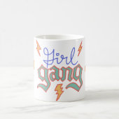 Sie gehen Mädchen, Girls-Gang, März ist Frauengesc Kaffeetasse (Mittel)