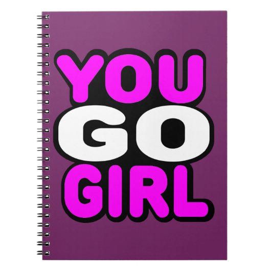 Sie gehen Mädchen Notizblock (Vorderseite)