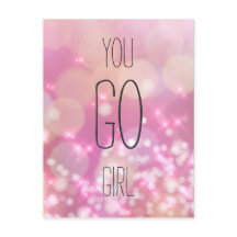 Sie gehen Mädchen - rosa Glitzern Inspiration Zita