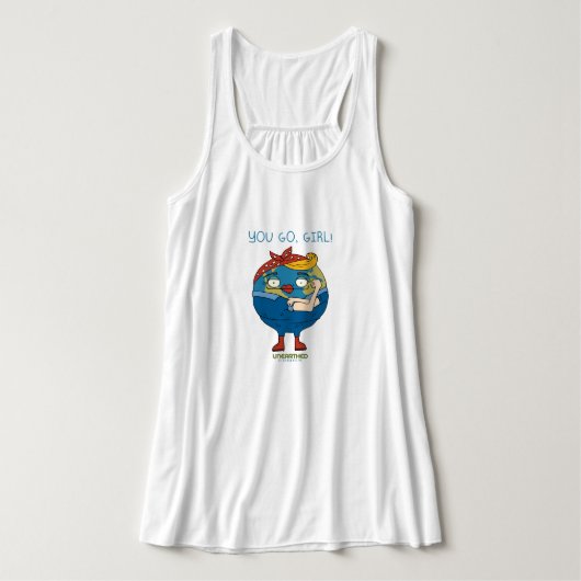 Sie gehen, Mädchen Tank Top (Design Vorderseite)