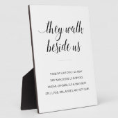 Sie gehen neben unserer Gedenkstätte Hochzeit Fotoplatte (Seite)