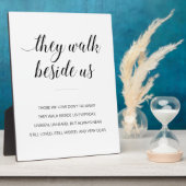 Sie gehen neben unserer Gedenkstätte Hochzeit Fotoplatte (Seite)