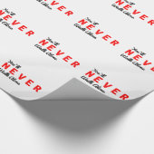 Sie gehen nie allein geschenkpapier (Ecke)