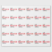 Sie gehen nie allein geschenkpapier (Flach)