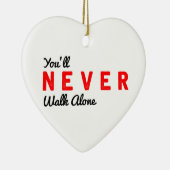 Sie gehen nie allein keramikornament (Rechts)