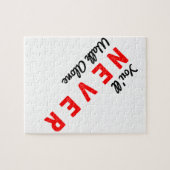 Sie gehen nie allein puzzle (Horizontal)