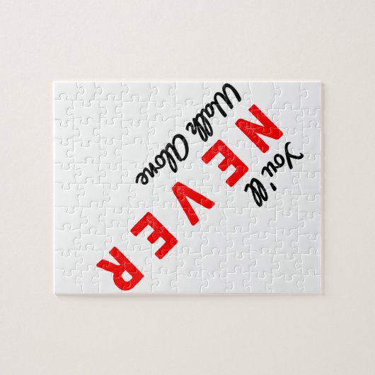 Sie gehen nie allein puzzle (Horizontal)