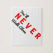 Sie gehen nie allein puzzle (Vertikal)