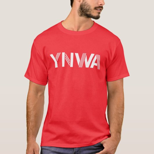 Sie gehen nie alleinYNWA Rot T-Shirt (Vorderseite)