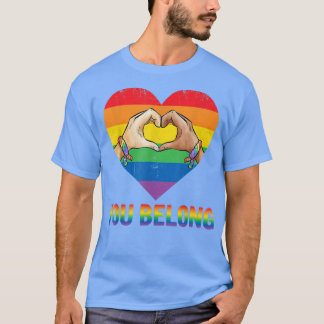 Sie gehören zu LGBTQ+ Rainbow Gay Pride LGBT T-Shirt