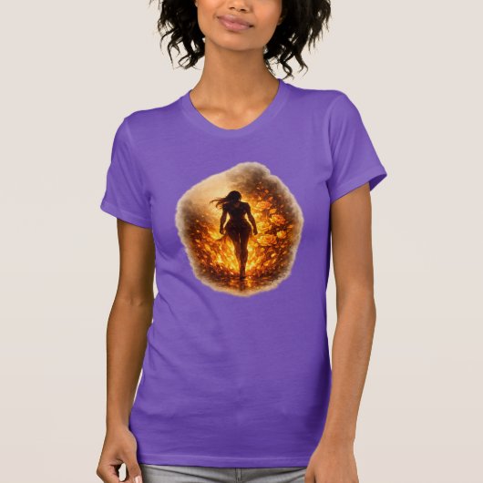 Sie geht durch das Feuer T-Shirt (Vorderseite)