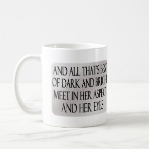Sie geht in Schönheit Kaffeetasse