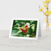 Sie geht in Schönheit... Karte (Gelbe Blume)