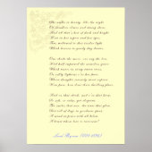 Sie geht in Schönheitspopster Poster (Vorne)