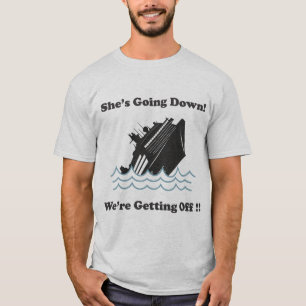 Sie geht unten T-Shirt