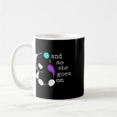 Sie geht weiter - Semicolon Gift Suicide Preventio Kaffeetasse (Links)