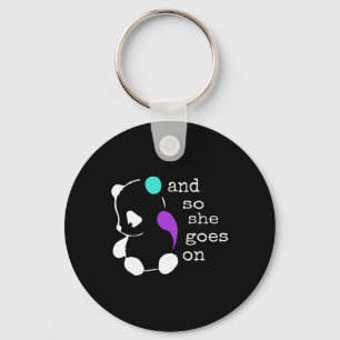 Sie geht weiter - Semicolon Gift Suicide Preventio Schlüsselanhänger