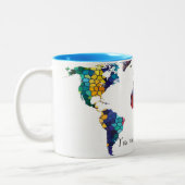 Sie gemein die Welt zu mir Tasse (Links)