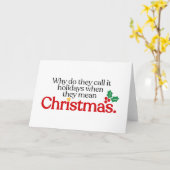 Sie gemein Weihnachten Karte (Gelbe Blume)