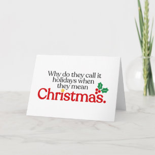 Sie gemein Weihnachten Karte