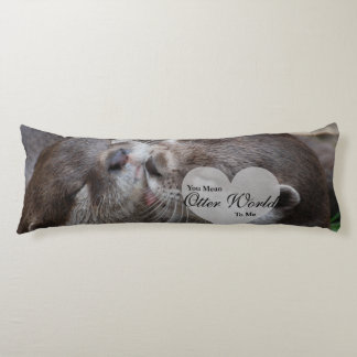 Sie gemeine Otter-Welt zu mir Otter-Liebe-Küssen Seitenschläferkissen