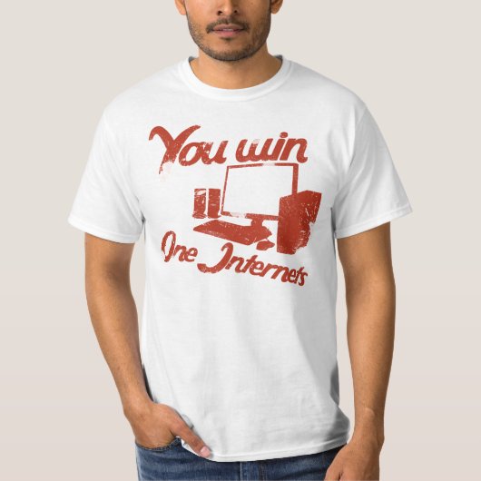 Sie gewinnen ein Internet T-Shirt (Vorderseite)