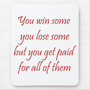 Sie gewinnen einiges, das Sie irgendeinen Mousepad