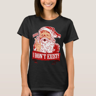 Sie gibt es nicht, sonniges Weihnachten T-Shirt