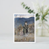 Sie ging weiter und ging weiter und ging weiter postkarte (Stehend Vorderseite)