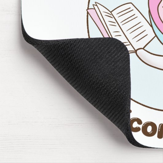 Sie glauben besser, dass Einhörner lesen Mousepad (Ecke)