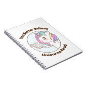 Sie glauben besser, dass Einhörner lesen Notizblock (Rechte Seite)